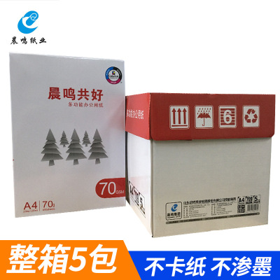 Chenming Co-Good A4 Copy Paper Office Printer Copy Paper A4 Paper White Paper Scratch Paper Student Scratch Paper Full Box