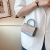 Summer Mini Bag Trendy Woven Contrast Color Sweet Cute Handbag All-Match Shoulder Messenger Bag Trendy