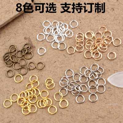 Hoop Broken Ring Connecting Ring Pendant Flat Closed Circle Ornament Accessories Wholesale 1kg Per Pack One Kilogram