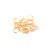 Hoop Ring Aluminum Wheels Broken Ring Gold Wholesale Copper Ring Ornament Accessories Can Add Color Retention Craft