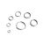 Stainless Steel Single Loop Broken Ring Manual Connection Closed Ring DIY Necklace Accessories Connection Ring Wholesale