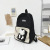 Schoolbag Female Middle School Student Backpack College Student Campus Casual and Lightweight Lightweight Backpack