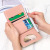 Fresh Printed Wallet Women's Short Three Fold Multi-Functional Multiple Card Slots Korean Style New Cartoon Coin Purse Wallet Women