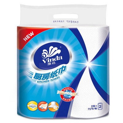 Vida Kitchen Paper Extraction Absorbent Paper Towels V4020-2 Rag Paper Factory Direct Sales Can One Piece Dropshipping Kitchen Paper