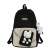 Schoolbag Female Middle School Student Backpack College Student Campus Casual and Lightweight Lightweight Backpack