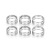 Stainless Steel Open Ring Open Closed Ring Single Circle Jump Ring Opening and Closing Device Hanging Ring Finger Ring DIY Jewelry Tools