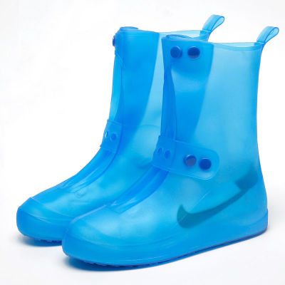 Rainy Day Shoe Cover Shoe Cover Integrated Injection Molding High Elasticity Rainproof Thickening Wear-Resistant Sole Men and Women Rain Boots Hot