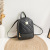 Trendy Fashion Embroidery Rhombus Stitching Backpack 2022 New Foreign Trade All-Match Soft Surface Change and Mobile Phone Bag Wholesale