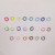 Supply Color Broken Ring Metal Opening Closed Ring Single Circle Connecting Ring 22 Colors in Stock 1.2 * 8mm