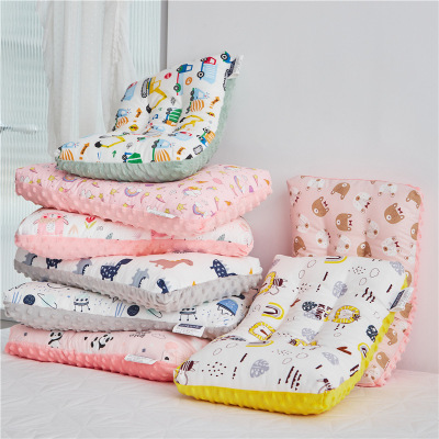 Pure Cotton Children's Pillow Beanie Velvet Pillow Infant Soothing Pillow Kindergarten Afternoon Nap Pillow Gift Pillow Wholesale Delivery