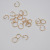 Hoop Ring Aluminum Wheels Broken Ring Gold Wholesale Copper Ring Ornament Accessories Can Add Color Retention Craft