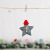 Christmas Decoration Supplies Knitted Hat Five-Pointed Star Small Pendant Creative Red New Style Five-Star Small Tree Pendant