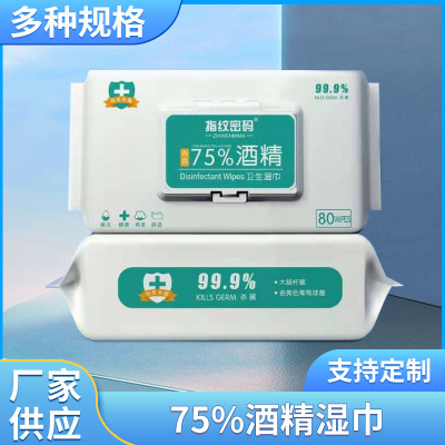 Factory in Stock Alcohol Disinfection Wipes 60 Pumping Portable Home Daily Cleaning Hengda Disposable Wipes