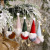 Christmas Decoration Supplies Forest Elderly Felt Small Pendant Creative New Faceless Doll Hanging Ornaments