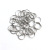 Stainless Steel Single Loop Broken Ring Manual Connection Closed Ring DIY Necklace Accessories Connection Ring Wholesale