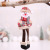 Christmas Decoration Supplies Scene Decoration Christmas Tree Hanging Piece Pendant Doll Checked Cloth Hanging Leg Pendant for the Elderly