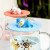 Desktop Glass Ins Style Cute Cartoon Doll Cup Lid Good-looking Water Cup Female Creative Gift with Spoon