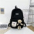 2022 New Schoolbag Female Korean High School Primary School Student Junior High School Student Ins Backpack