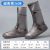 Silicone Shoe Cover Waterproof Men's Shoe Cover Women's Rainproof Booties High Non-Slip Thickening and Wear-Resistant Portable Rain Boots Cover