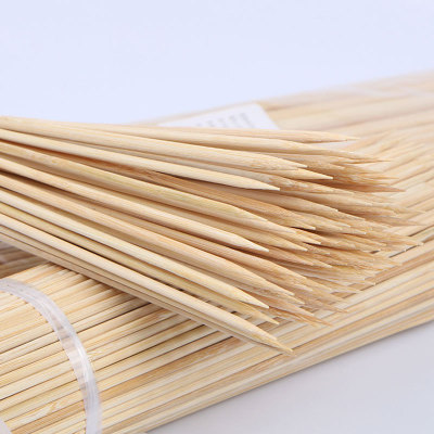 Factory Direct Sales Bamboo Stick Disposable Skewer Sugar Gourd Bamboo Stick Wholesale Fruit Bamboo Prod