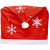 Christmas Decoration Supplies Snowflake Chair Cover Red Chair Cover Chair Cover Dining Room Layout New Chair Cover