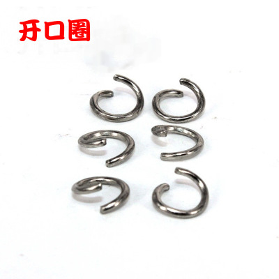 Opening Small Iron Hoop DIY Handmade Material Small Hoop Hanging Ring Connection Ring Metal Broken Ring Closed Single Ring