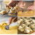 Dumpling Lace Printing Zinc Alloy Cookie Cutter Pieces Dumpling Wrapper Side Flower Embossing Cookie Cutter Wooden