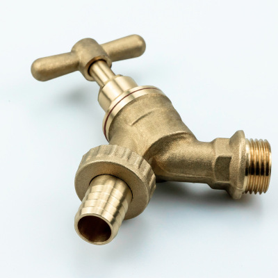 Tangke Valve Brass Valve Core Copper Water Faucet IBC Ton Barrel Water Tap Ball Valve Stop Valve Outdoor South American Triangle Water Faucet