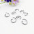 DIY Jewelry Ring 1.0-1.2 Line Multi-Specification Stainless Steel Machine Broken Ring Single Ring Connection Ring Wholesale