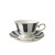 Retro Style Black and White Dots and Stripes Bone China European Golden Rim Coffee Set Set Ins Photography Afternoon Tea