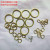 Factory in Stock 1.5 Thick Pure Copper Broken Ring Cut C- Ring Flat Ring Copper Single Ring DIY Ornament Accessories