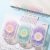 Factory Direct Supply Macaron Color Clip Ticket Holder Stapler Student Stationery Set Creative Drawing Pin Binding Combination