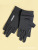 Japanese and Korean Style Spring, Autumn and Winter Sun Protection Sports Spot Solid Color Finger Gloves Men's and Women's Black Fashionable Simple Winter Gloves