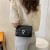 Cross-Border Women's Bag 2022 New Shoulder Bag Simple Western Style Bag Fashion European and American Style Indentation Chain Cross-Body Bag Tide