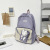 Schoolbag Female Middle School Student Backpack College Student Campus Casual and Lightweight Lightweight Backpack