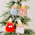 Cross-Border New Christmas Decoration Christmas Bowknot Fur Ball Fluffy Angel Pendant Christmas Tree Girl Angel Pendant