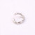 50 Pcs/Pack Braided Ring Embossed Single Circle Twisted Broken Ring Connection Ring 1.2 Thick