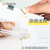 INS Transparent Stapler Acrylic Long Tail Clip File Pp Clip Test Paper Paper Holder Office Binder Clip Iron Clip