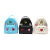 New Environmentally Friendly Cartoon Cute Medium Stamp Backpack Wholesale Women's Bucket Backpack Factory Direct Sales