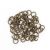 200 Pcs/pack Wholesale Handmade DIY Hoop Plating Broken Ring Single Circle Bracelet Connection Ring Ornament Accessories