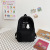 Solid Color Nylon Fresh Student Schoolbag 2020 Korean Casual Ins Large Capacity Junior and Middle School Students Backpack Wholesale