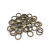 100 O-Shaped Rings Multiple Sizes Broken Ring Single Circle Iron Hoop C- Ring Connection Ring DIY Ornament Accessories