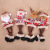 Christmas Decoration Supplies Scene Decoration Christmas Tree Hanging Piece Pendant Doll Checked Cloth Hanging Leg Pendant for the Elderly