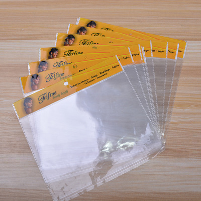 Factory Wholesale Foreign Trade Bag OPP Card Top Bag Self-Adhesive Bag Fruit Self-Adhesive Packaging Bag Plastic Bag Printing Packaging Bags