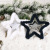 Christmas Decoration Supplies Fluffy Sequined Five-Pointed Star Pendant Creative New Five-Star Pendant Small Tree Hanger