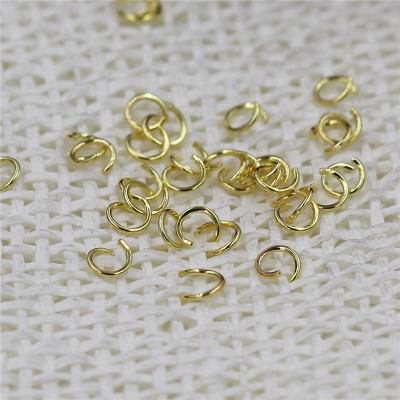 Thread Thickness 0. 6MM 0.7mm Multiple Sizes Broken Ring Single Circle C- Ring Connection Ring DIY Ornament Accessories