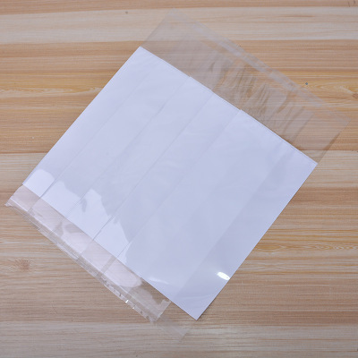 Factory Wholesale OPP Card Top Bag Self-Adhesive Bag Plastic Sealed Bag Transparent Bag Card Holder Bag Stationery Case