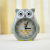 Minimalist Candy Color Digital Table Clock Cartoon Owl Little Alarm Clock Student Daily Necessities Department Store