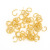 200 Pcs/pack Wholesale Handmade DIY Hoop Plating Broken Ring Single Circle Bracelet Connection Ring Ornament Accessories