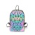 2022ins Super Popular Pu Luminous Color Changing Water Beads Rhombus Fashion Travel Student Backpack